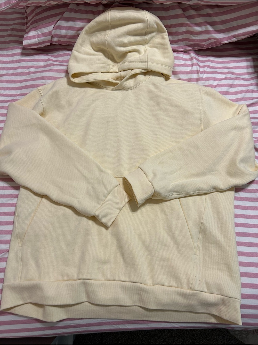 lululemon athletica butter yellow steady state hoodie